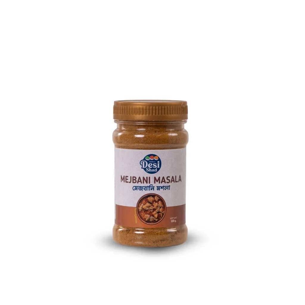 Desi Shad authentic Chittagong Mejbani masala blend with radhuni and roasted spices for beef curry