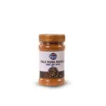 Jar of authentic Chittagong Kala Bhuna masala blend for slow-cooked dark caramelized beef curry