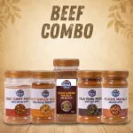 Desi Shad Bangladeshi Beef Spice Combo bundle featuring authentic Beef Curry, Kala Bhuna, and Beef Biryani masala jars