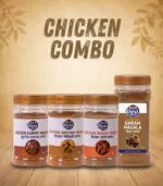 Desi Shad Bangladeshi Chicken Spice Combo bundle featuring authentic Chicken Curry, Biye Bari Roast, and Chicken Biryani masala jars